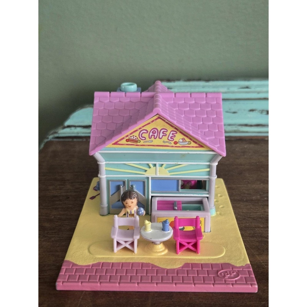 Polly Pocket Vintage 1993 Beach Cafe Bluebird Toys COMPLETE